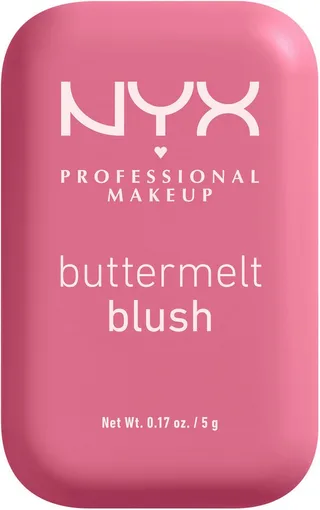Rouge BUTTERMELT BLUSH, verschmilzt wie ein Puder, lässt sich wie Butter verblenden fra NYX Professional Makeup i Lyserød – produktbillede 2 af 5