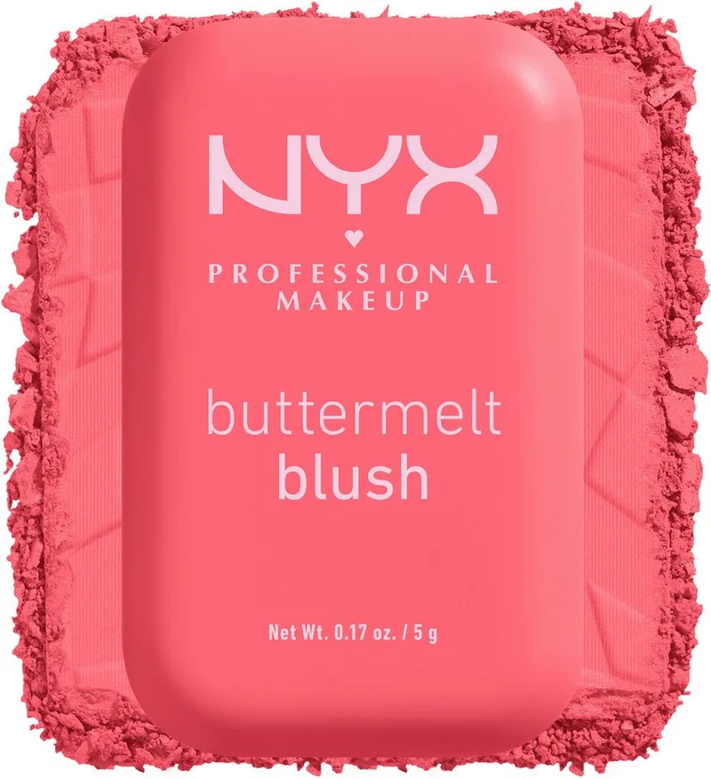 Rouge BUTTERMELT BLUSH, verschmilzt wie ein Puder, lässt sich wie Butter verblenden fra NYX Professional Makeup i Rød – produktbillede 1 af 5