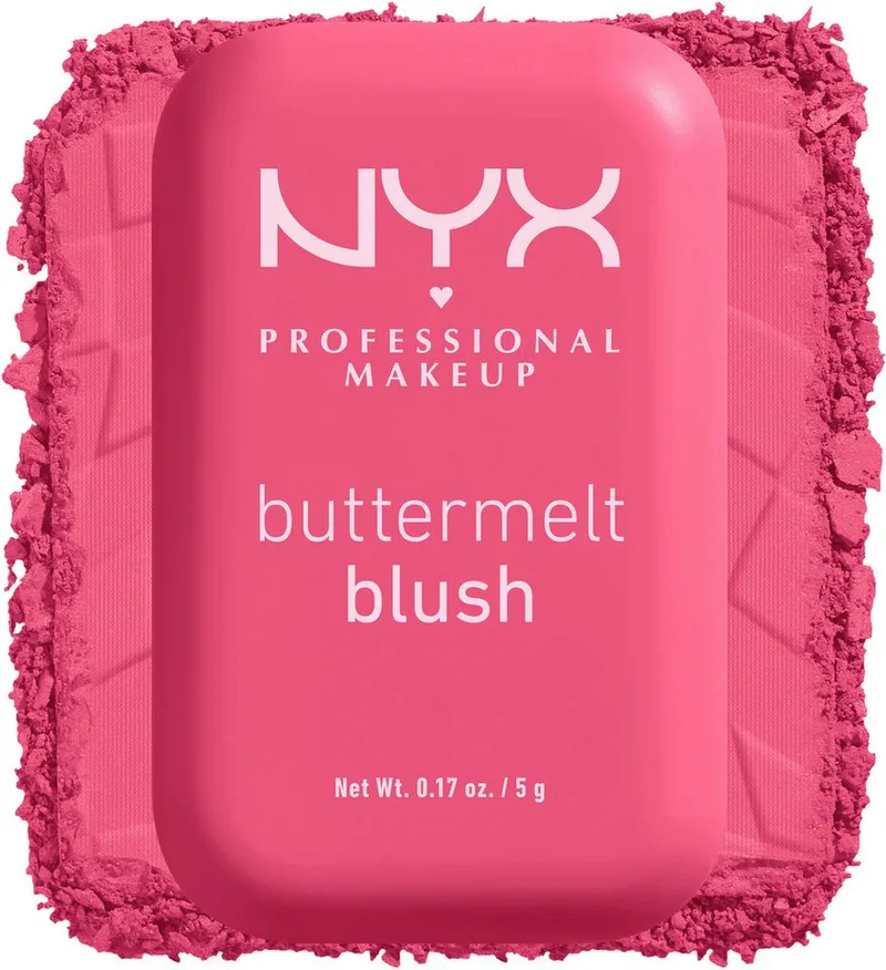 Rouge BUTTERMELT BLUSH, verschmilzt wie ein Puder, lässt sich wie Butter verblenden von NYX Professional Makeup in Rot – Produktfoto 1 von 5