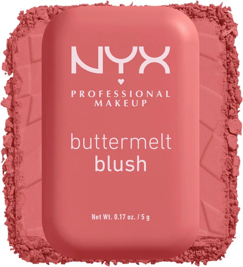Rouge BUTTERMELT BLUSH, verschmilzt wie ein Puder, lässt sich wie Butter verblenden fra NYX Professional Makeup i Lyserød – produktbillede 1 af 5