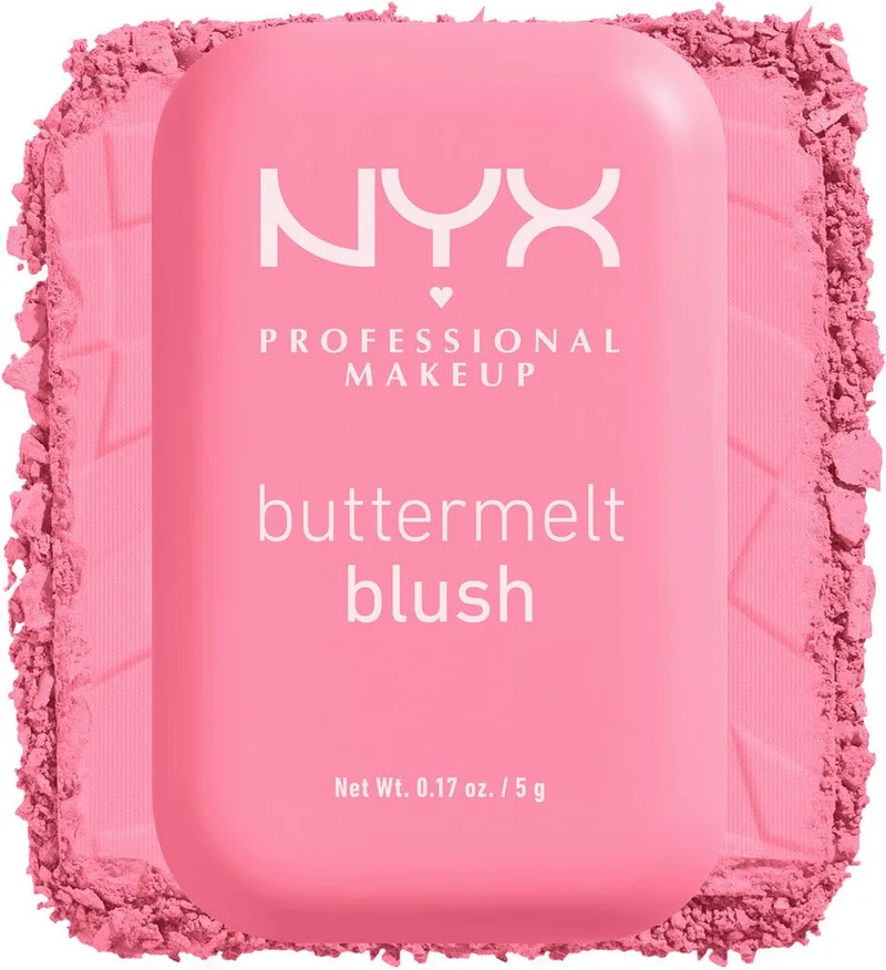 Rouge BUTTERMELT BLUSH, verschmilzt wie ein Puder, lässt sich wie Butter verblenden von NYX Professional Makeup in Rosa – Produktfoto 1 von 5
