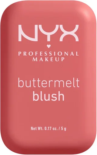 Rouge BUTTERMELT BLUSH, verschmilzt wie ein Puder, lässt sich wie Butter verblenden fra NYX Professional Makeup i Lyserød – produktbillede 2 af 5