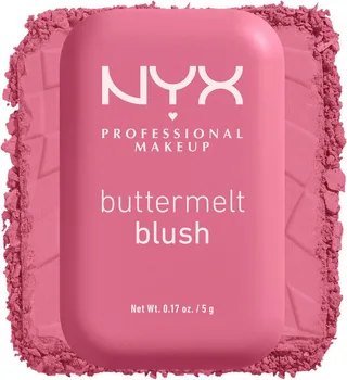 Rouge BUTTERMELT BLUSH, verschmilzt wie ein Puder, lässt sich wie Butter verblenden fra NYX Professional Makeup i Lyserød – produktbillede 1 af 5