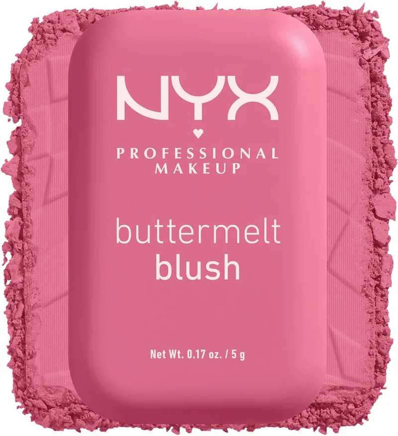 Rouge BUTTERMELT BLUSH, verschmilzt wie ein Puder, lässt sich wie Butter verblenden fra NYX Professional Makeup i Lyserød – produktbillede 1 af 5