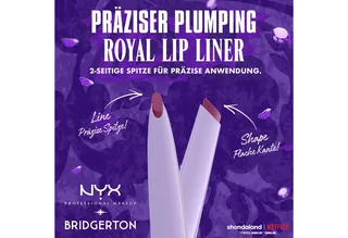 Schmink-Set BRIDGERTON ROYAL TREASURES LIP KIT, 2-tlg., Royal Butter Gloss und Royal Lip Liner von NYX Professional Makeup in Lila – Produktfoto 5 von 5