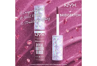 Schmink-Set BRIDGERTON ROYAL TREASURES LIP KIT, 2-tlg., Royal Butter Gloss und Royal Lip Liner von NYX Professional Makeup in Lila – Produktfoto 4 von 5