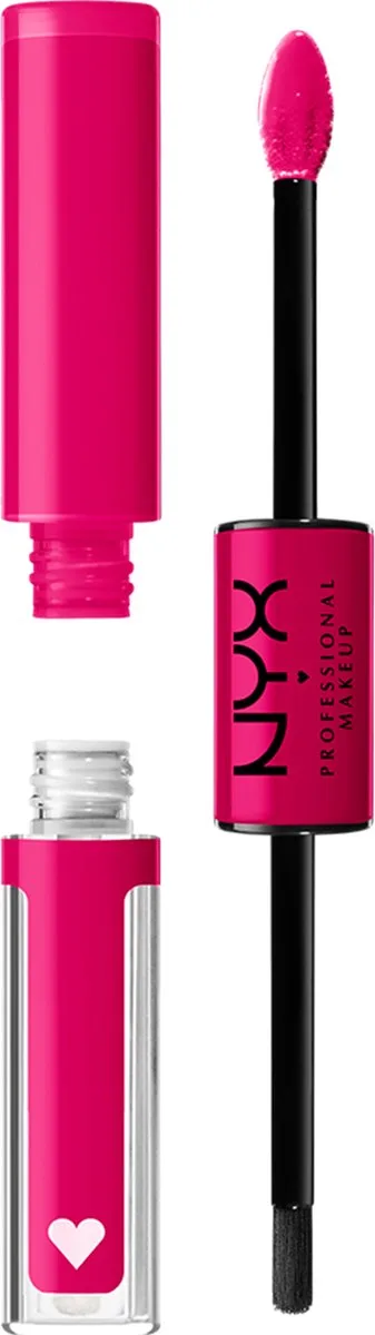 Shine Loud High Shine Lip Color - Glanzende Vloeibare Lippenstift - Roos van NYX Professional Makeup in Lead Everything – productfoto