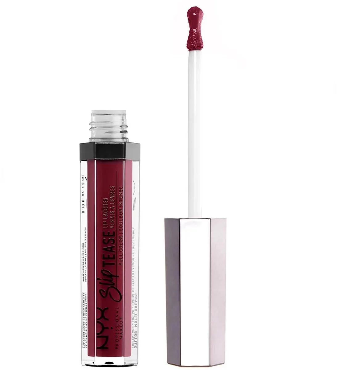 Slip Tease Full Color Lip Lacquer - Spiced Spell by NYX Professional Makeup in 17 Spiced Spell – product photo