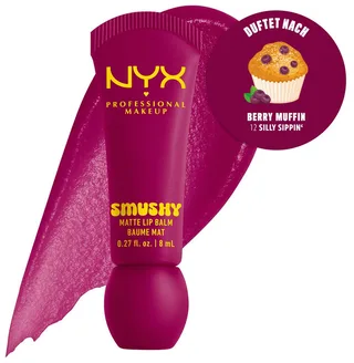 Smushy Matte Lip Balm Lippenbalsem von NYX Professional Makeup in Donkerrood, 8 ml – Produktfoto 3 von 5