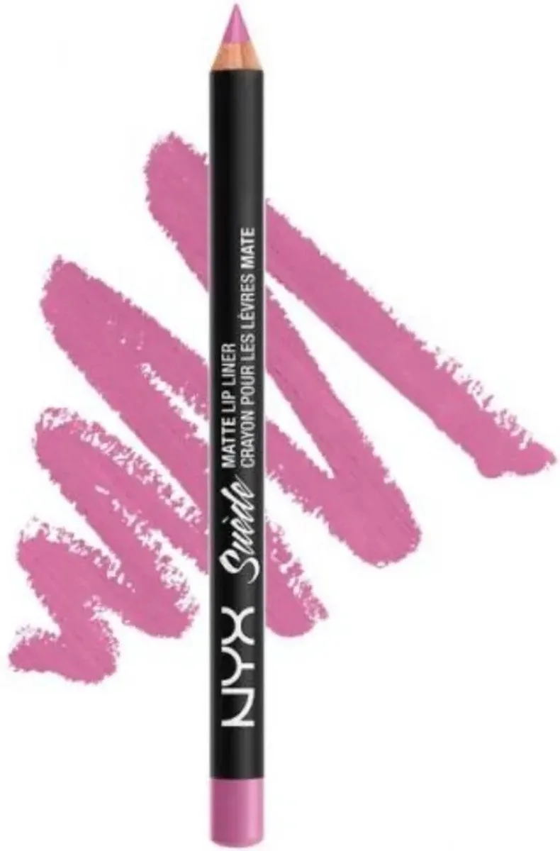Suede Matte Lipliner by NYX Professional Makeup in Respect The Pink – product photo