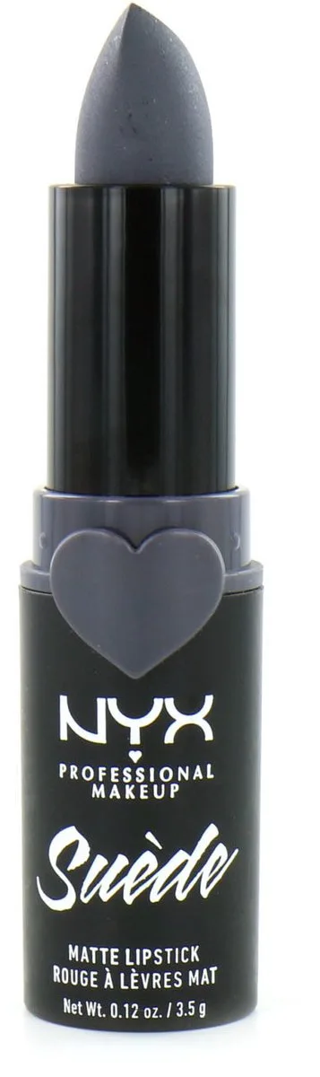 Suède Matte Lipstick - 21 Smudge Me by NYX Professional Makeup in Grey – product photo
