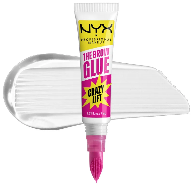 The Brow Glue Crazy Lift Wenkbrauwgel fra NYX Professional Makeup i Hvid, 7 ml – produktbillede 5 af 5