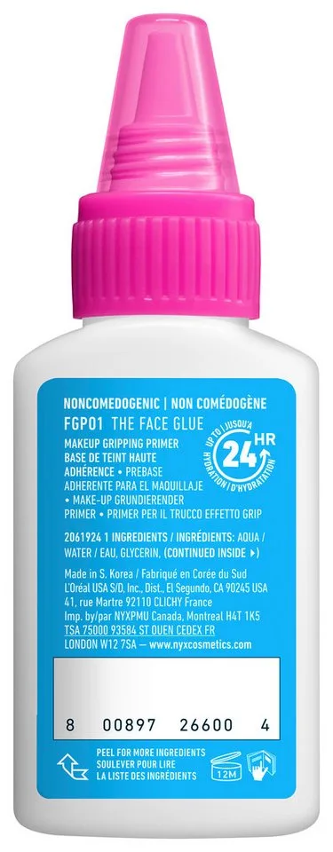 The Face Glue Gripping Primer Primer von NYX Professional Makeup in Weiß, 35 ml – Produktfoto 5 von 5