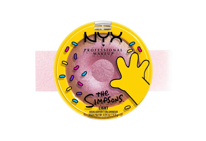 The Simpsons Homer Simpson Donut Highlighter fra NYX Professional Makeup i Nude, 7 g – produktbillede 3 af 5