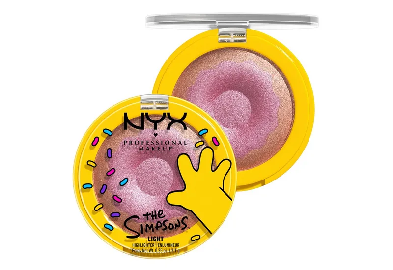 The Simpsons Homer Simpson Donut Highlighter fra NYX Professional Makeup i Nude, 7 g – produktbillede 2 af 5