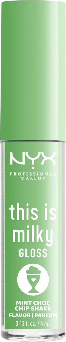 This Is Milky Gloss by NYX Professional Makeup in Mint Choc Chip Shake – product photo