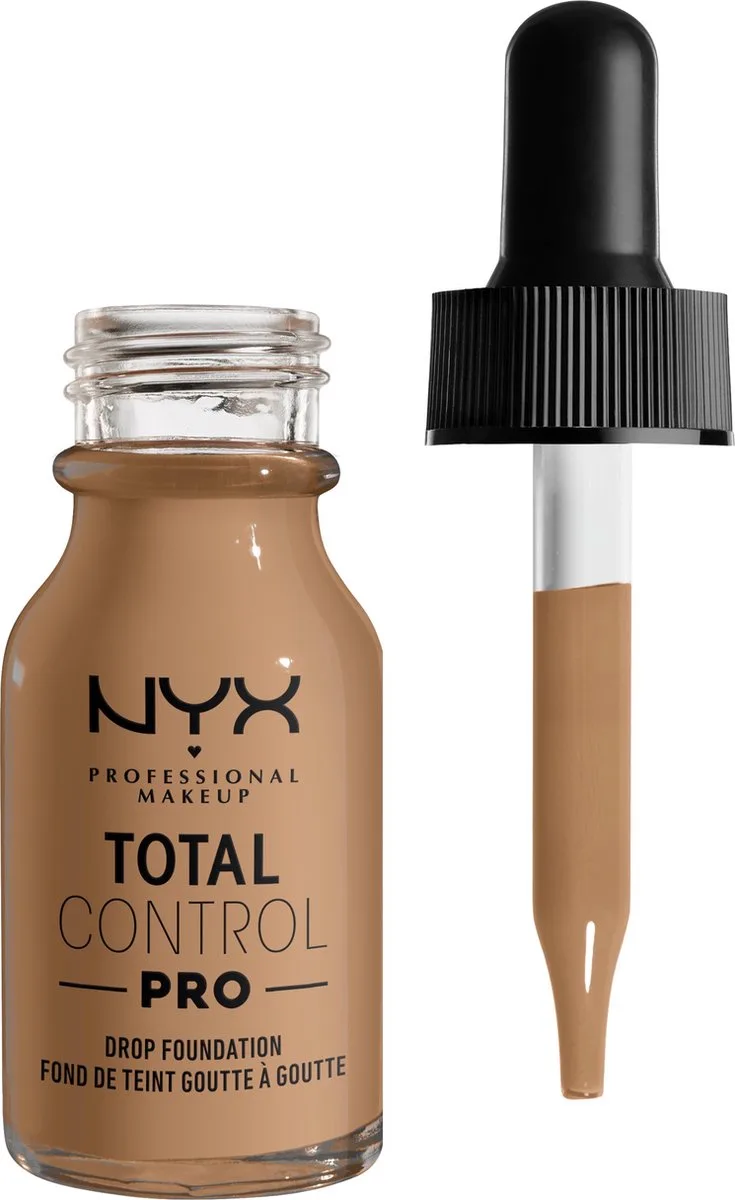 Total Control Pro Drop Foundation - TCPDF15 Caramel - Foundation by NYX Professional Makeup in Brown – product photo