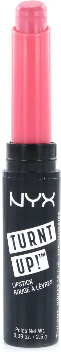 Turnt Up Lipstick - 01 Sweet 16 by NYX Professional Makeup in Pink – product photo