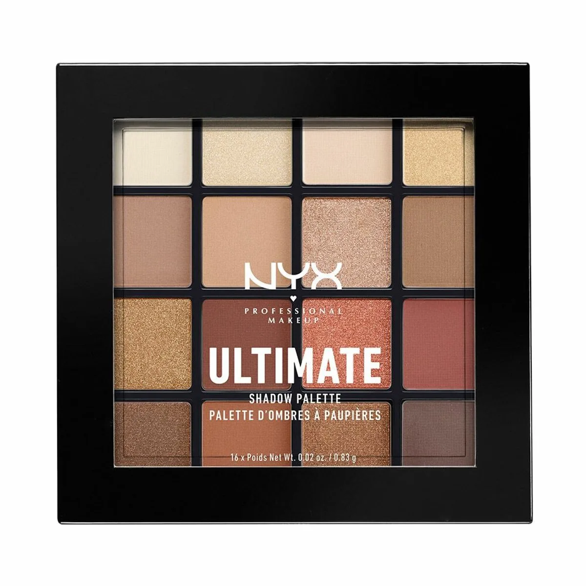 Ultimate Shadow Palette - Oogschaduw Palet - 13,3 gr by NYX Professional Makeup in Warm Neutrals – product photo