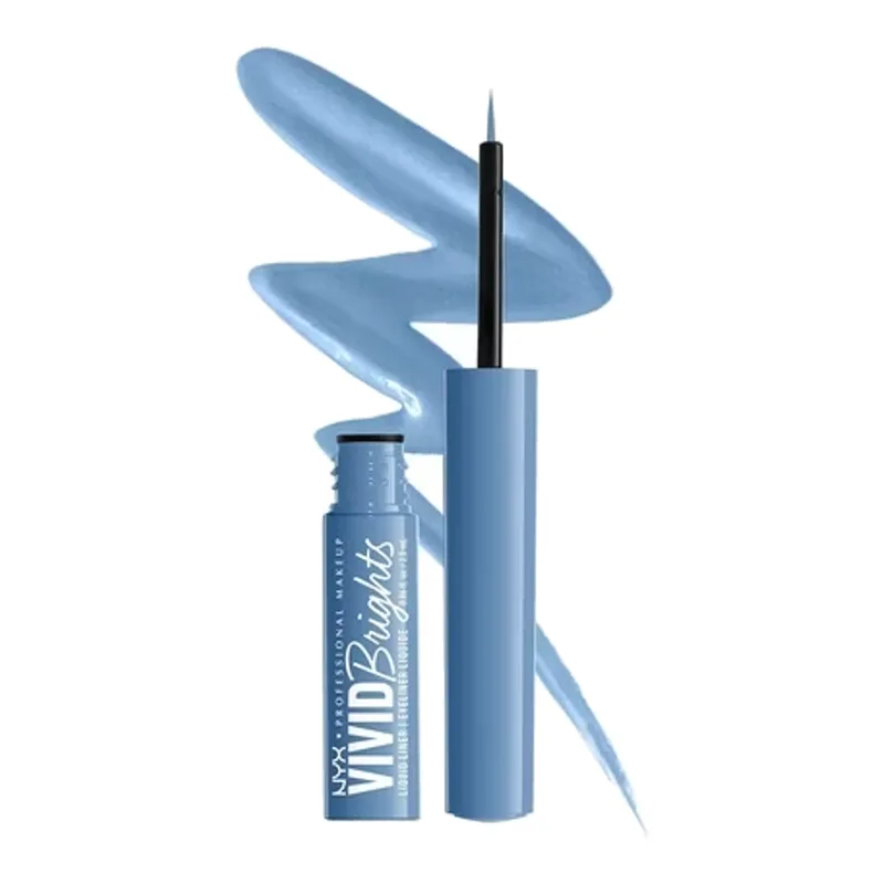 Vivid Bright Flüssig-Eyeliner (2 ml) Kobaltblau de NYX Professional Makeup – photo du produit