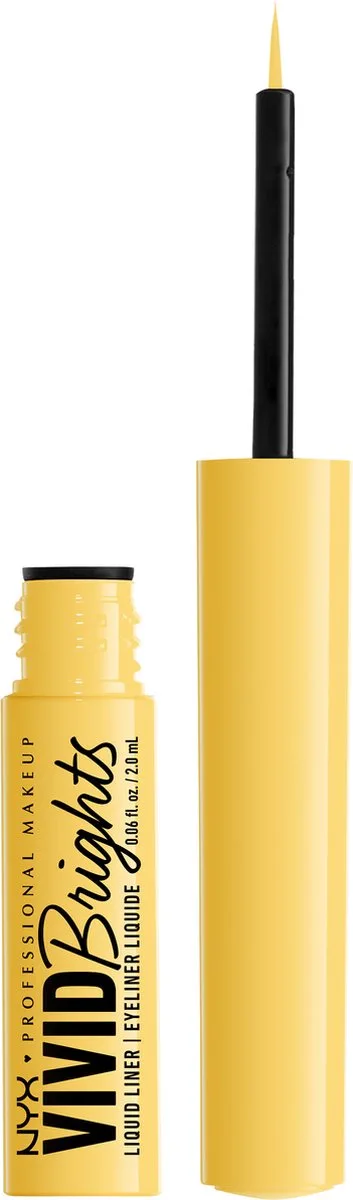 Vivid Brights Liquid Liner by NYX Professional Makeup in Meet me at Yellow – product photo