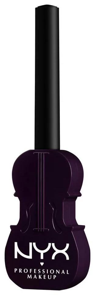 Wednesday Cello Vivid Matte Purple Liquid Eyeliner Eyeliner von NYX Professional Makeup in Schwarz, 2 ml – Produktfoto 3 von 5