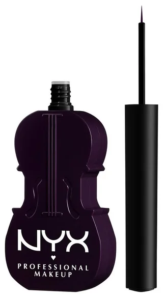 Wednesday Cello Vivid Matte Purple Liquid Eyeliner Eyeliner von NYX Professional Makeup in Schwarz, 2 ml – Produktfoto 5 von 5