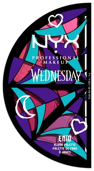 Wednesday Stained Glass Palette Blush Blush palette fra NYX Professional Makeup i 1 st – produktbillede 2 af 5