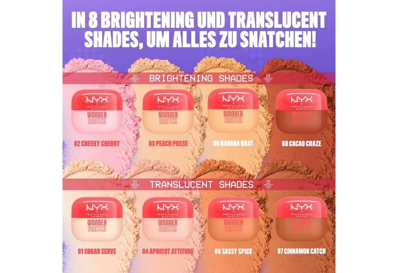 Wonder Snatch Powder Fixeerpoeder von NYX Professional Makeup in Nude, 6 g – Produktfoto 2 von 2