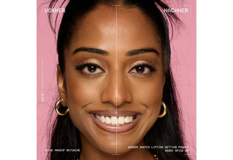 Wonder Snatch Powder Fixeerpoeder fra NYX Professional Makeup i Nude, 6 g – produktbillede 2 af 2