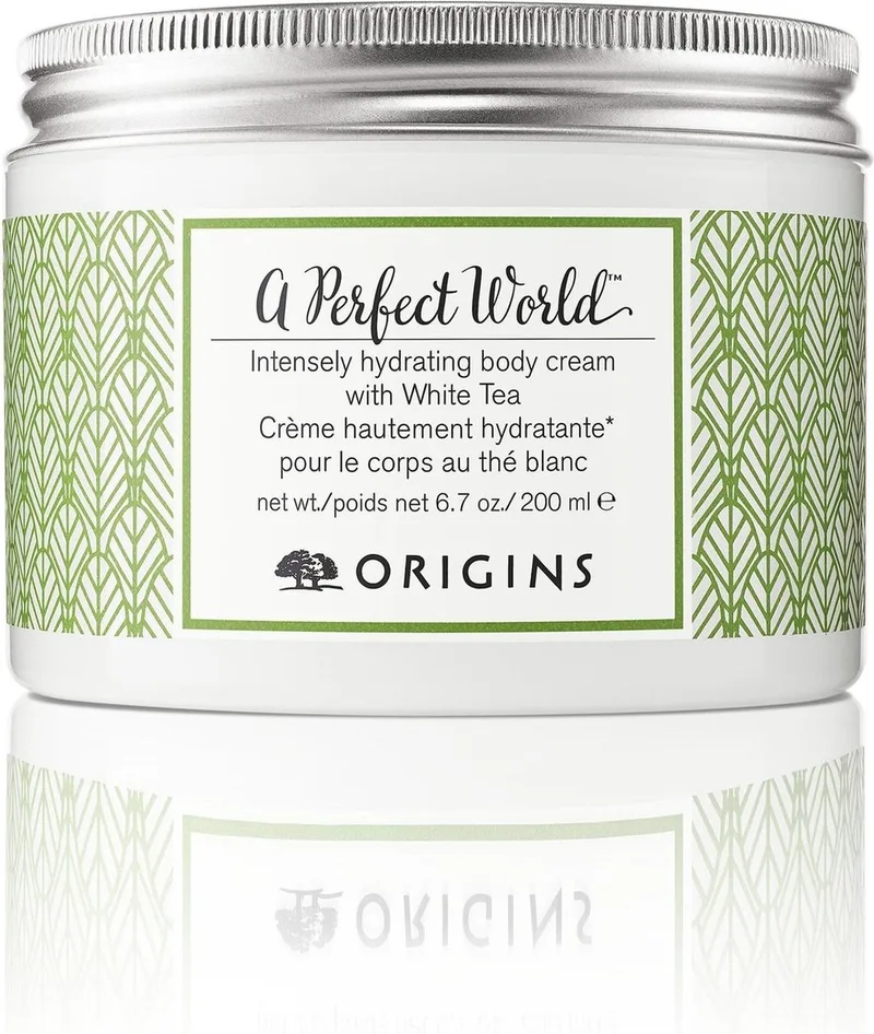 A Perfect World Intensely Hydrating Body Cream with White Tea von Origins in 200 ml – Produktfoto