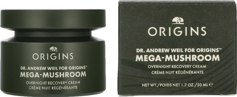 Dr. Weil Mega-Mushroom Overnight Recovery Cream fra Origins i 50 ml – produktbillede