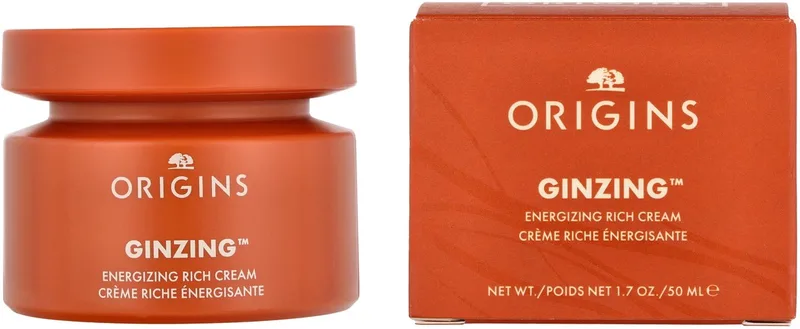 Ginzing Energizing Rich Cream de Origins en 50 ml – photo du produit