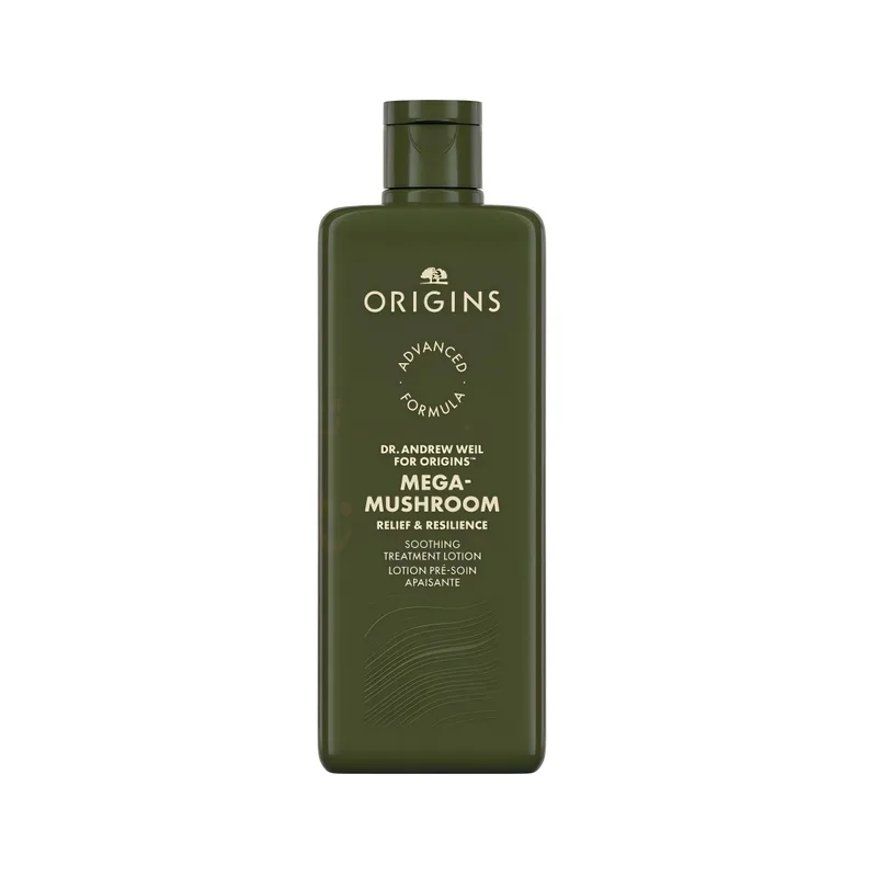 Mega-Mushroom Beruhigung & Widerstandskraft beruhigende Behandlungs-Lotion fra Origins i 200 ml – produktbillede