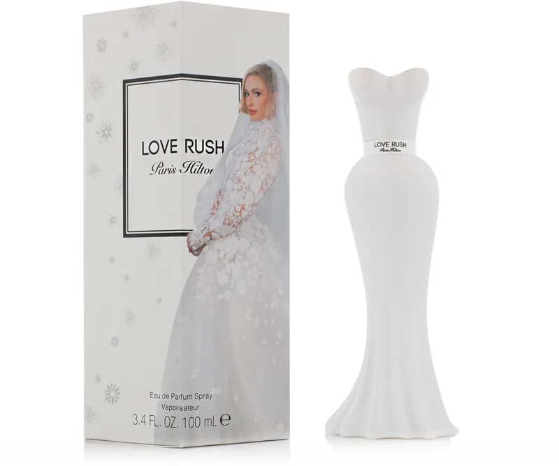 Damesparfum Paris Hilton EDP Love Rush von Paris Hilton in 100 ml – Produktfoto