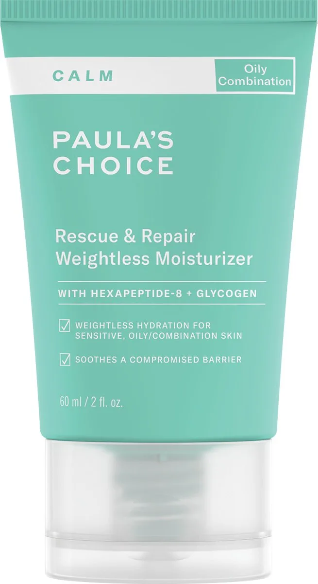 CALM Rescue & Repair Weightless Nachtcrème - met Hexapeptide-8 - Gecombineerde & Vette Huid von Paula's Choice in 60 ml – Produktfoto
