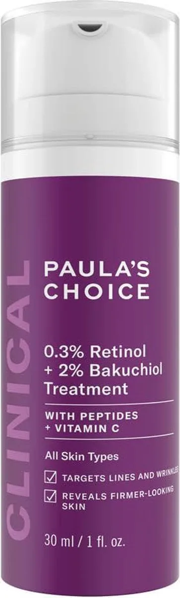 CLINICAL 0,3% Retinol + 2% Bakuchiol Treatment