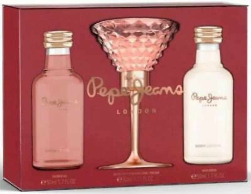 voor haar - Gift set - Eau de parfum 30 ml - Capaciteit bodylotion 50 ml - Douchegel 50 ml fra Pepe Jeans – produktbillede