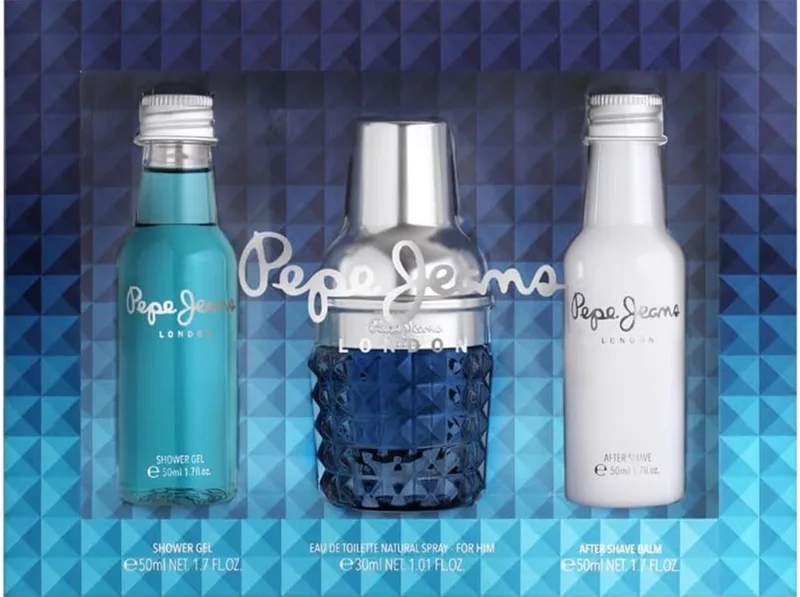 voor hem - Gift set - Eau de Toilette 30 ml - Showergel 50 ml - Aftershave 50 ml von Pepe Jeans – Produktfoto