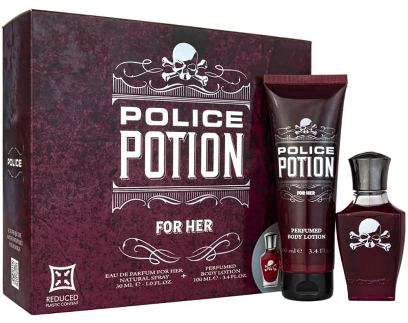 Potion For Her Gift Set Eau De Parfum (edp) 30 Ml + Body Lotion 100 Ml fra Police – produktbillede