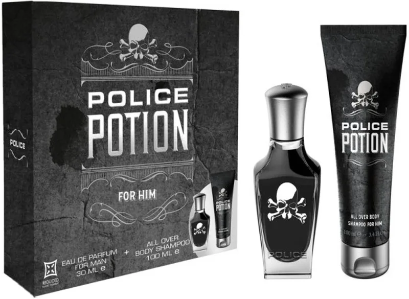 Potion For Him Gift Set Eau De Parfum (edp) 30 Ml + Shower Gel 100 Ml fra Police – produktbillede