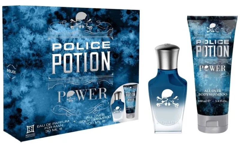 Potion Power For Him Gift Set Eau De Parfum (edp) 30 Ml And Shower Gel 100 Ml 30ml fra Police – produktbillede