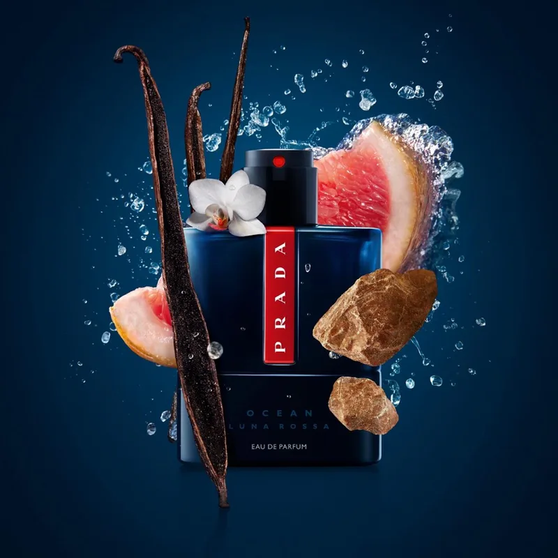 Luna Rossa Ocean Eau de Parfum Spray by Prada in 50 ml – product photo 2 of 3