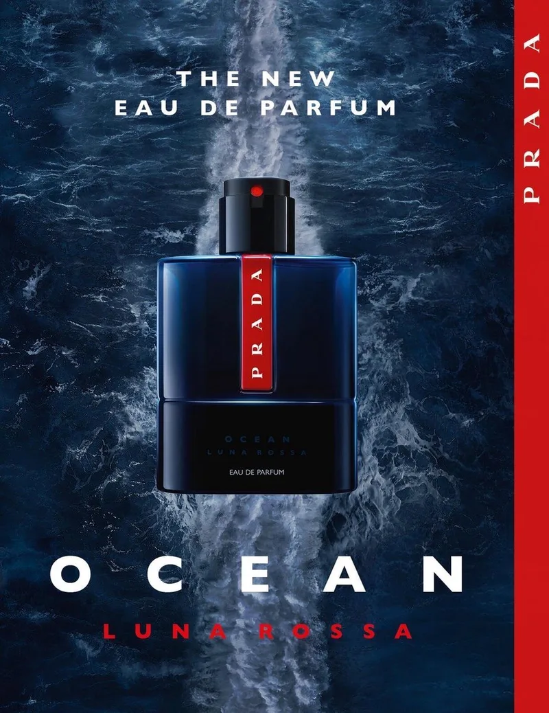 Luna Rossa Ocean Eau de Toilette 100ml + Eau de Toilette 10ml (giftset) fra Prada – produktbillede