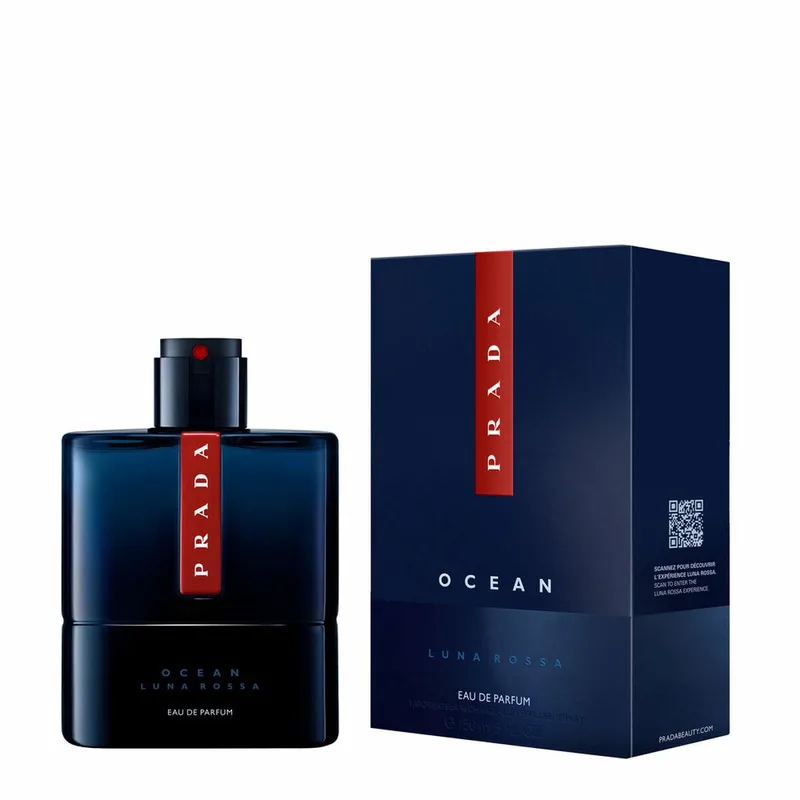 Luna Rossa Ocean heren parfum - Eau de parfum met grapefruit en vanille de Prada en 150 ml – photo du produit