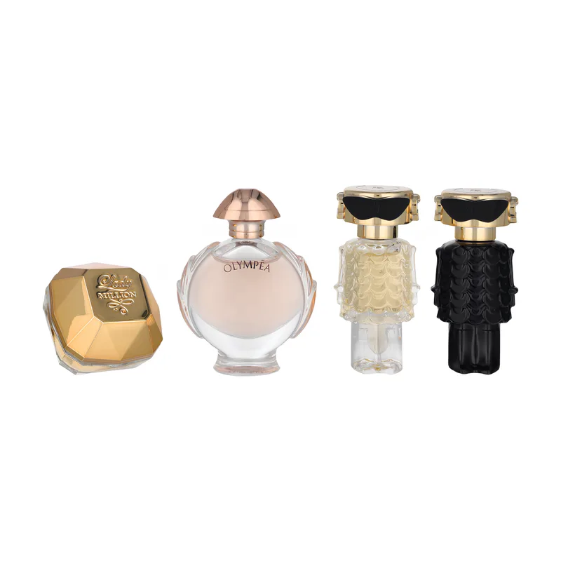 Damen-Set 19 ml Lady Million 5 ml / Olympea 6 ml / Fame Parfum 4 ml / Fame EdP 4 ml von Rabanne – Produktfoto