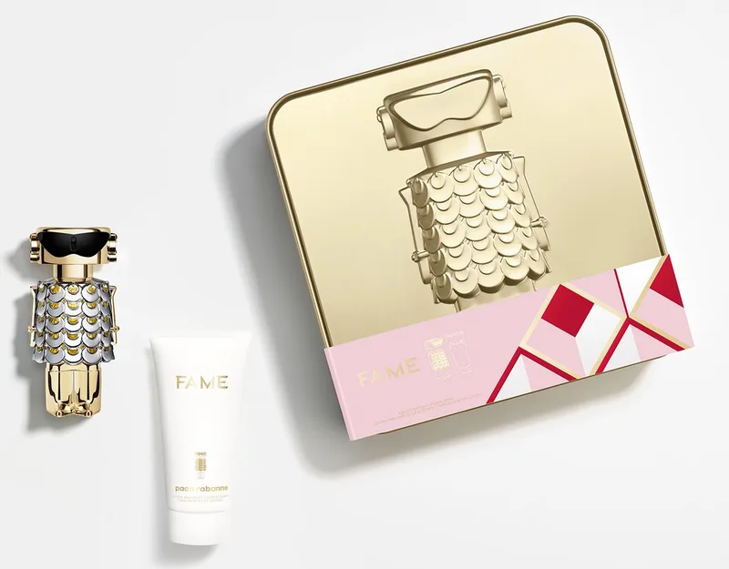 FAME- eau de parfum 50 ml + Body lotion 75 ml - Cadeauset/Geschenkverpakking von Rabanne – Produktfoto