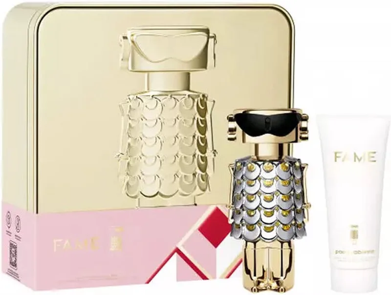 Fame Eau De Parfum 80 ml + Body Lotion 100 ml Set von Rabanne – Produktfoto