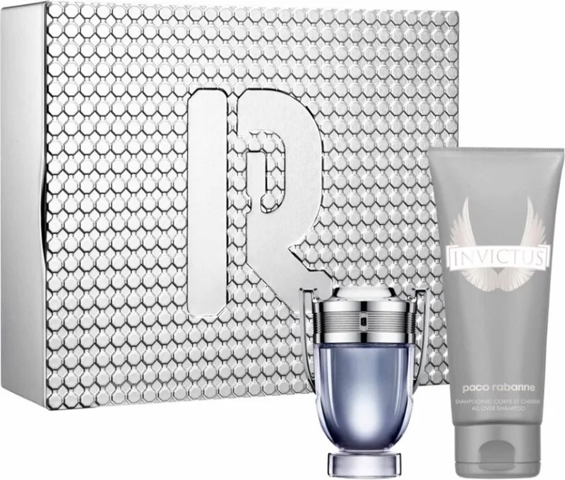 Invictus Geschenkset Eau de Toilette Spray 50ml + Douche 100ml fra Rabanne – produktbillede
