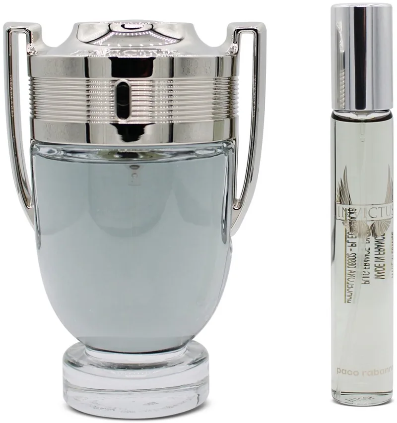 Invictus Giftset - 100 ml eau de toilette spray + 20 ml eau de toilette spray - cadeauset voor heren de Rabanne – photo du produit